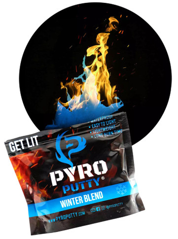 Pyro Putty PP2OZW Pyro Putty Winter Blend Blue 2 oz Putty