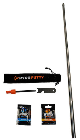 Pyro Putty PPTFL Extending Arc Lighter Silver 12-30 in