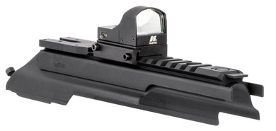 NcStar MAKMDV2 AK Micro Dot Mount and Rail Receiver Cover Gen 2 Steel/Aluminum 9.50 in