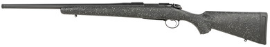 Bergara B14LM501C B-14 Ridge 300 Win Mag 3+1 24 in Graphite Black Cerakote #5 Contour Threaded Barrel, Graphite Black Cerakote Steel Receiver, Black/Gray Speckled American Style Synthetic Stock, Rifle