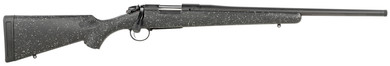 Bergara B14S504C B-14 Ridge 22-250 Rem 4+1 22 in Graphite Black Cerakote #5 Contour Threaded Barrel, Graphite Black Cerakote Steel Receiver, Black/Gray Speckled Synthetic Stock, Rifle