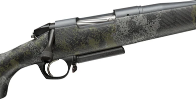 Bergara BPR2665CM Premier Canyon Full Size 6.5 Creedmoor 3+1 20 in Sniper Gray Cerakote #4 Taper Fluted Barrel, Swamper Rouge Camo AG Composite Carbon Fiber Stock, Right Hand, Rifle