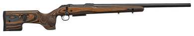 CZ-USA 07503 CZ 600 Range Full Size 308 Win 5+1, 24 in Black Nitride Steel Threaded Barrel, Receiver, Black Brown & Gray Laminate Fixed w/Adj Cheek Rest Stock, Right Hand, Rifle