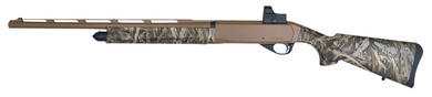 Girsan 390155 MC312 Gobbler 12 Gauge with 24 in Barrel, 3.5 in Chamber, 5+1 Capacity, Bronze Cerakote Metal Finish & Camo Synthetic Stock Right Hand (Full Size) Includes Red Dot, Shotgun