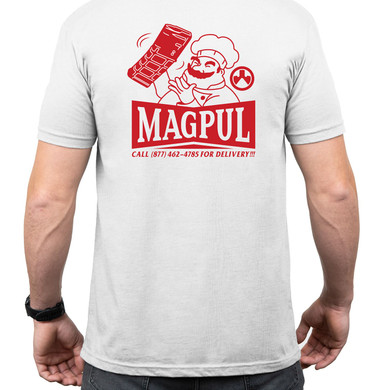 Magpul MAG1270100M Hot & Fresh T-Shirt White Short Sleeve Medium