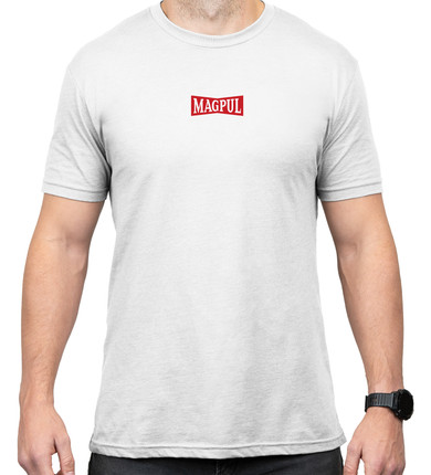 Magpul MAG1270100S Hot & Fresh White Cotton Short Sleeve Small Graphic T Shirt