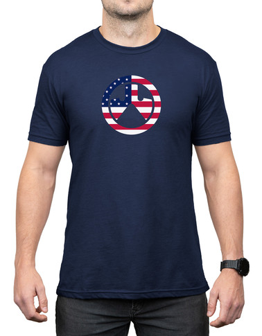 Magpul MAG1281410S Independence Icon Navy Cotton/Polyester Short Sleeve Small Graphic T Shirt