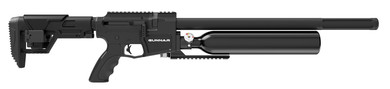 Crosman BPG25S Gunnar Air, Rifle PCP 25 Black Black Receiver Black Adjustable Stock