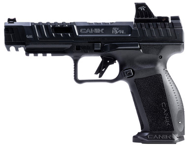 Canik HG7161N SFx Rival w/Optic Full Size Frame 9mm Luger 18+1, 5 in Black Steel Barrel, Dark Side Ported/Serrated Steel Slide, Polymer Frame w/Beavertail & Picatinny Rail, MeCanik M01 Red Dot, Pistol