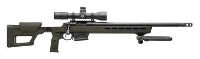 Magpul MAG1199ODG Pro 700 Lite SA OD Green Adjustable Synthetic Stock with Aluminum Chassis & Interchangeable Grips for Remington 700 Short Action