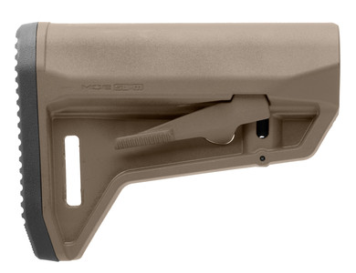 Magpul MAG1242FDE MOE SL-M Carbine Stock FDE Synthetic for Mil-Spec AR-Platform