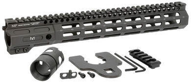 Midwest Industries MINF135 Night Fighter 13.50 in M-LOK Black Hardcoat Anodized Aluminum Includes Barrel Wrench, Nut, & 5 Slot Rail