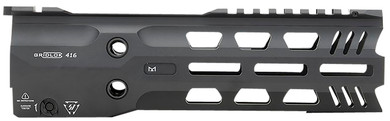 Strike Industries GRIDLOK416L9 GridLok Lightspeed With Quick Detach System 9 inL 1.57 inD M-LOK Black Aluminum for HK 416, HK MR556, M27 IAR