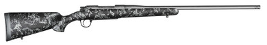 Christensen Arms 8010111300 Mesa FFT 7mm Rem Mag 3+1 22 in Threaded Barrel, Tungsten Gray Cerakote, Black with Gray Webbing Stock, Left Hand, Rifle
