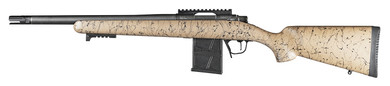 Christensen Arms 8010622000 Ridgeline Scout 6mm ARC 4+1 16 in Black Nitride Threaded Barrel, Black Nitride Integral Scope Base, Aluminum Receiver Tan w/Black Webbing Fixed Sporter Carbon Fiber Stock, , Rifle