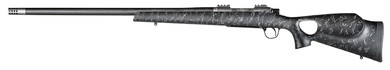 Christensen Arms CA10269815321 Summit TI 28 Nosler 3+1, 26 in Natural Titanium Steel Threaded Barrel, Natural Titanium Aluminum Receiver, Black w/Gray Webbing Fixed Thumbhole Stock, Rifle