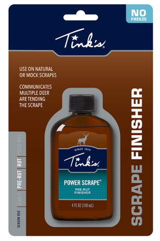 Tinks W5225 Power Scrape Deer Attractant Pre-Rut Finisher Scent 4 oz Bottle