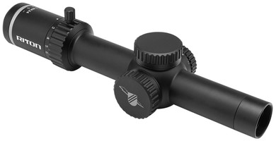 Riton Optics 5T16ASGIT 5 Tactix Thunder Ranch Black Hardcoat Anodized 1-6x 24mm 30mm Tube Illuminated Green Thunder Ranch Reticle Features Throw Lever