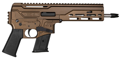 Diamondback DB1614L071 DBX CF 5.7x28mm 20+1 8 in Threaded Barrel w/DBX Muzzle Device, Midnight Bronze Cerakote Finish, Hard Coat Anodized M-Lok Handguard, Mil-Spec Trigger, Black Magpul MOE K Grip, Pistol