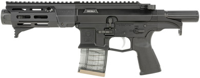 Maxim Defense MXM50823 PDX 505-SPS 300 Blackout 20+1 5.50 in Barrel, Hate Brake Muzzle Booster Under M-LOK Handguard, Aluminum Receiver w/Black Finish, Black SCW System, Includes 1 20rd, Magazine, Pistol