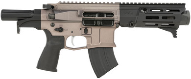 Maxim Defense MXM50840 PDX 505-SPS 7.62x39mm 20+1 5.50 in Barrel, Hate Brake Muzzle Booster Under M-Lok Handguard, Aluminum Receiver w/Urban Grey Finish, Urban Grey SCW System, Includes 1 20rd, Magazine, Pistol