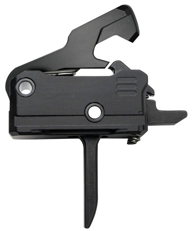 Rise Armament T017FPCCBLK Rave, Pistol Caliber Carbine Single-Stage Flat Trigger with 3.50 lbs Draw Weight & Black Nitride Finish for AR-Platform
