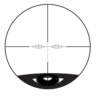 Huskemaw Optics 1016HO Tactical Hunter Black 1-6x24mm 30mm Tube, Illuminated HuntSmart Reticle, Rifle Scope