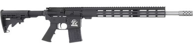 Great Lakes Firearms GL15450SSBLK AR-15 450 Bushmaster 5+1 18 in Stainless Threaded Barrel, Black Cerakote Picatinny Rail Aluminum Receiver, 15.25 in M-LOK Handguard, , Mil-Spec Grip, Right Hand, Rifle