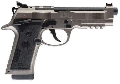 Beretta J92XPCO21 92X PCO Full Size Frame 9mm Luger 15+1 4.90 in Black Barrel, Gray Nistan Optic Ready/Serrated Steel Slide & Frame w/Beavertail & Picatinny Rail, Pistol