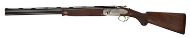Bettinsoli USA BOLL122822 Overland EELL 12 Gauge Break Open 3 in 2rd 28 in Blued 28 in Vent Rib Barrel Stainless Engraved Stainless Receiver Walnut Wood Fixed Hand Oiled Turkish Walnut Stock Hand, Shotgun