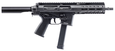 B&T Firearms 500003AB SPC9 9mm Luger 33+1 9.10 in, Black, Buffer Tube Stock, Polymer Grip (OEM Mag), Pistol