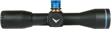 Huskemaw Optics 10440HO2 Crossfield Black 4x40mm, Dual Illuminated Green/Red Engraved Crosshair w/Dot Reticle