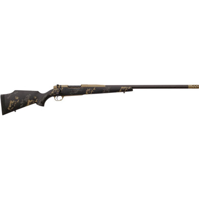 Weatherby Mark V CarbonMark Rifle 300 WBY 28 in. Gray and Tan with Brake RH MCM01N300WR8B
