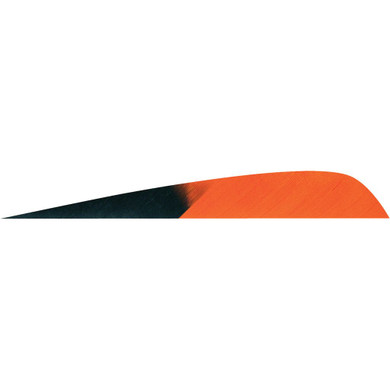 Gateway Parabolic Feathers Kuru Tangerine 4 in. RW 50 pk. 400RPKTG-50