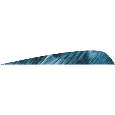 Gateway Parabolic Feathers Tre Blue 4 in. RW 50 pk. 400RPTBL-50