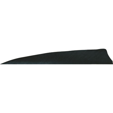Gateway Shield Cut Feathers Black 4 in. LW 50 pk. 400LSSBK-50