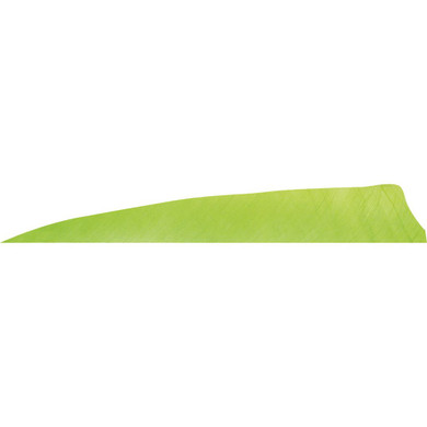 Gateway Shield Cut Feathers Chartreuse 4 in. RW 50 pk. 400RSSCH-50