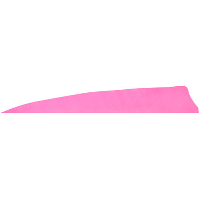 Gateway Shield Cut Feathers Flo Pink 4 in. RW 50 pk. 400RSSFP-50
