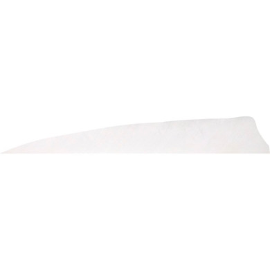 Gateway Shield Cut Feathers Flo White 4 in. LW 50 pk. 400LSSFW-50