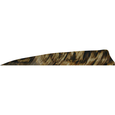 Gateway Shield Cut Feathers Tre Brown 4 in. LW 50 pk. 400LSTBN-50