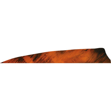 Gateway Shield Cut Feathers Tre Orange 4 in. RW 50 pk. 400RSTOR-50