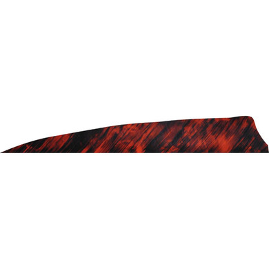 Gateway Shield Cut Feathers Tre Red 4 in. LW 50 pk. 400LSTRD-50
