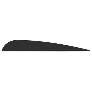 AAE Elite Plastifletch Vanes Black 3.875 in. 100 pk. EPA40BK100
