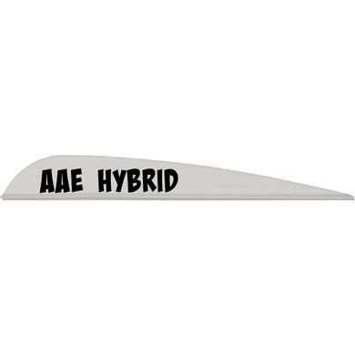AAE Hybrid 40 Vanes White 3.8 in. 100 pk. HY40WH100