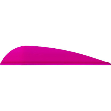 AAE Trad Vanes Hot Pink 3 in. 50 pk. TRAD26HP50