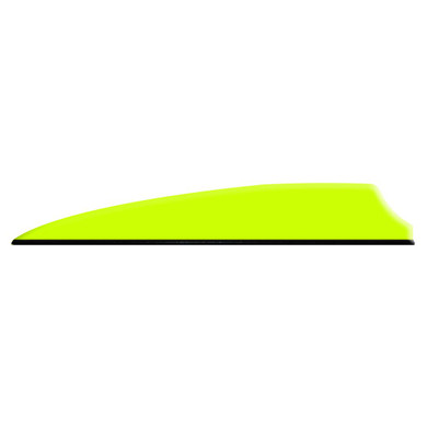 Q2i Fusion X-II Vanes Neon Yellow 3 in. 100 pk. Q07046