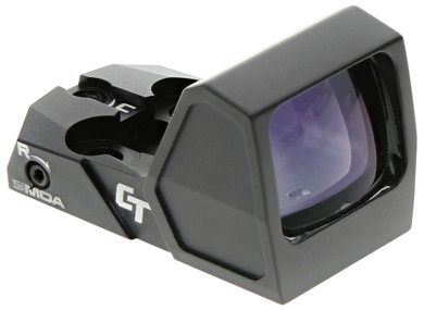 Crimson Trace 013000038 CT RAD Micro Pro Black Anodized 1 x 21 mm x 14.5mm 5 MOA Green Dot, Red Dot Sight