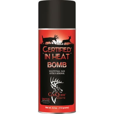 Conquest Scent Bomb Certified in Heat 4 oz. 160355