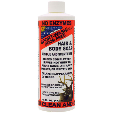 Atsko Sport Wash Hair/Body Soap 16 oz. 1345B
