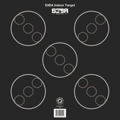 Maple Leaf S3DA 3D Target Face Black ASA 25 pk. S3DA-BLK-P